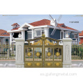 Villa Garden Balcón de aluminio Puerta europea del patio